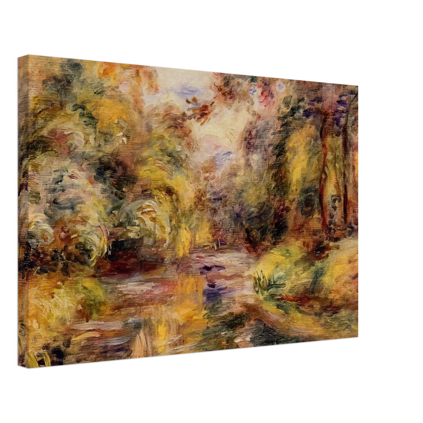 Pierre-Auguste Renoir - Little River Canvas - 40x60 cm / 16x24 inches-canvas