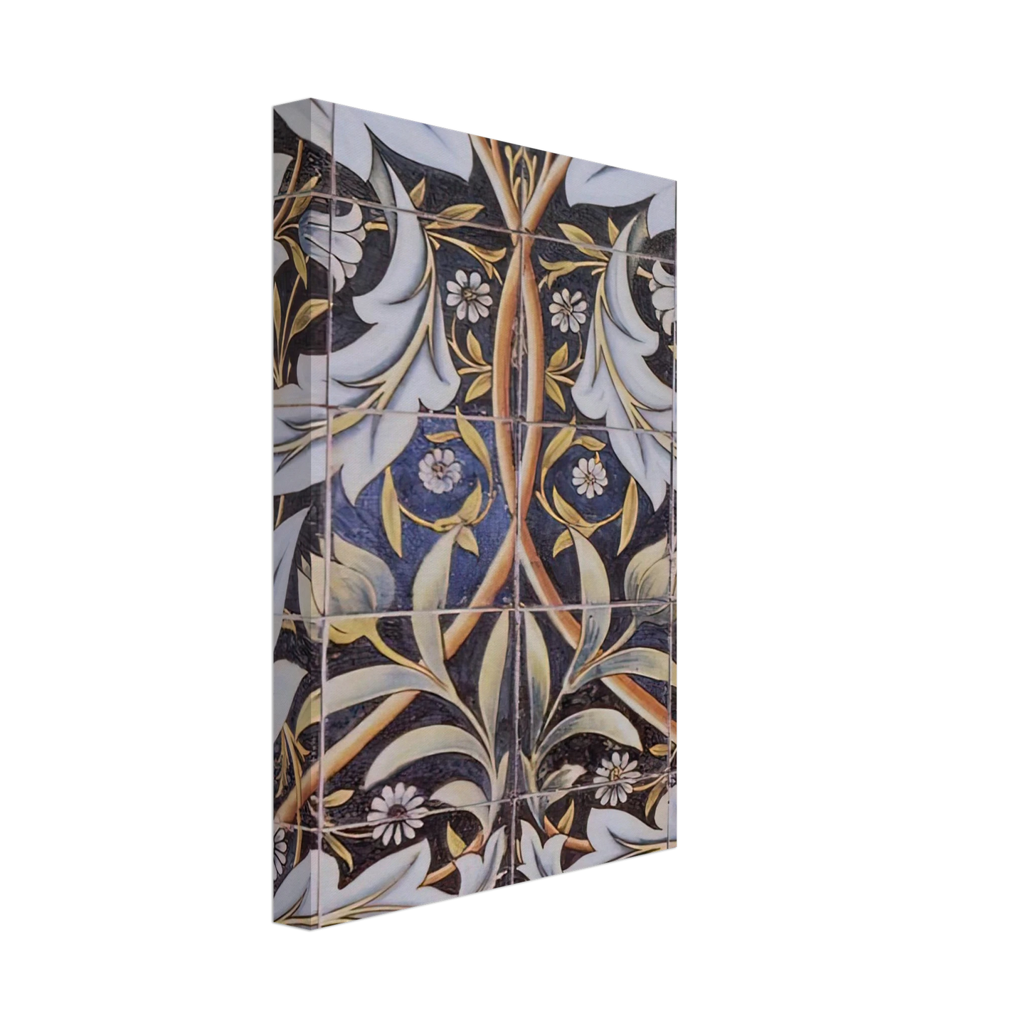 William Morris - PANEL OF CERAMIC TILES DESIGNED BY MORRIS AND PRODUCED BY WILLIAM DE MORGAN 1876 Canvas - 70x100 cm / 28x40 inches-canvas