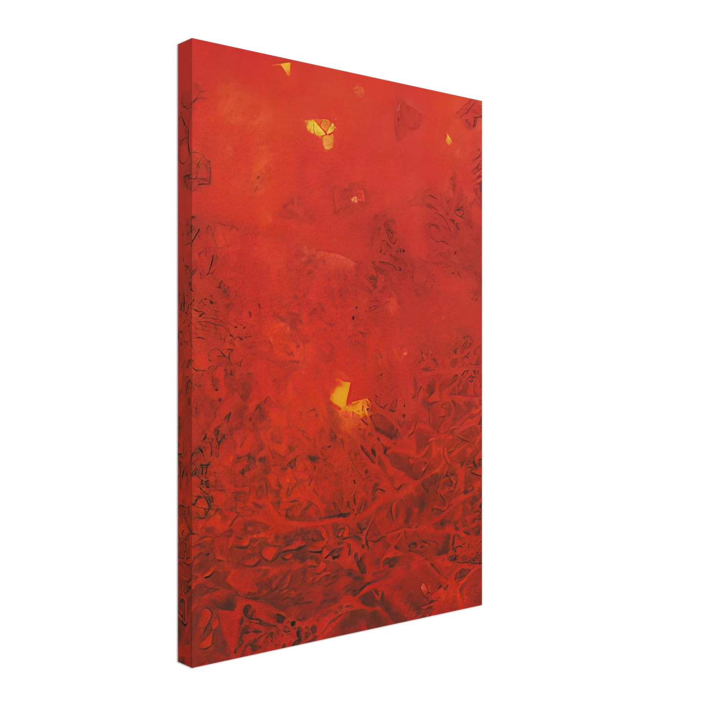 Max Ernst - Le jardin de la France Canvas - 70x100 cm / 28x40 inches-canvas