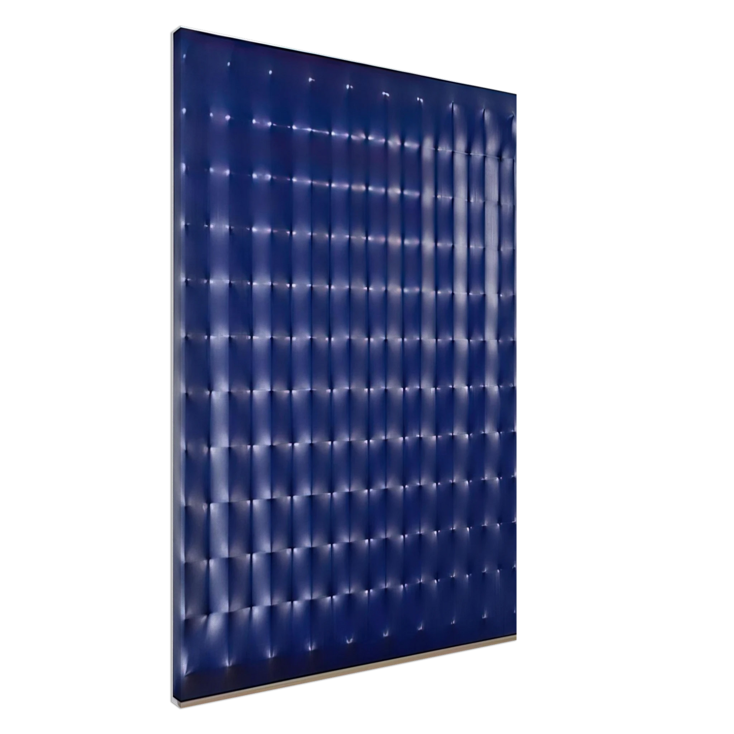 Enrico Castellani - Superficie Blu - 1979 Canvas - 20x30 cm / 8x12 inches-canvas