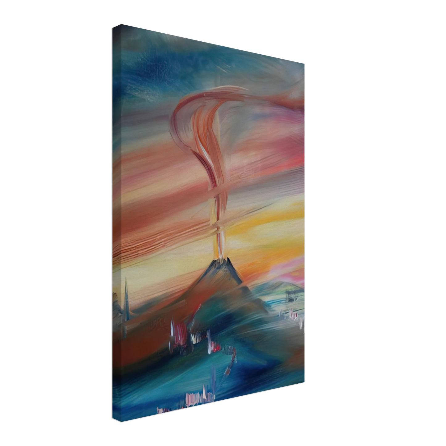 Konrad Zuse - After Eruption of the Hessian Skittles Canvas - 40x60 cm / 16x24 inches-canvas
