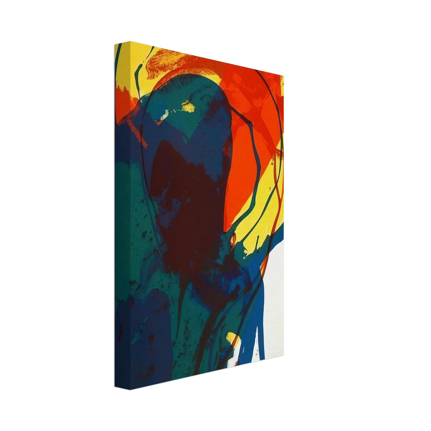 Paul Jenkins - Untitled - Abstract Expressionism Canvas - 40x60 cm / 16x24 inches-canvas