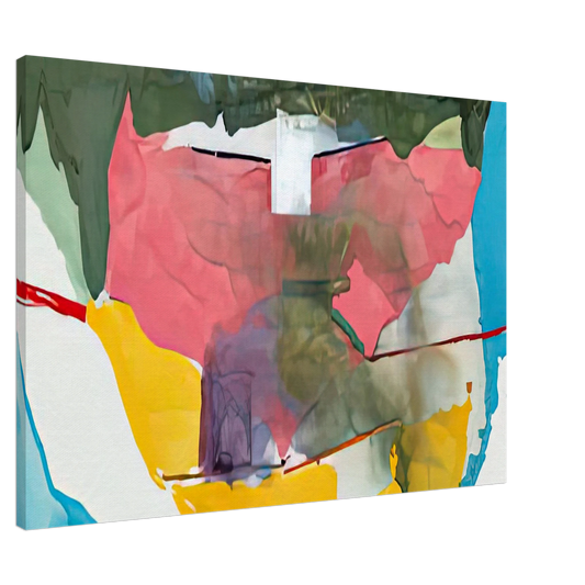 Helen Frankenthaler - Off White Square, 1973- Canvas - 20x30 cm / 8x12 inches-canvas