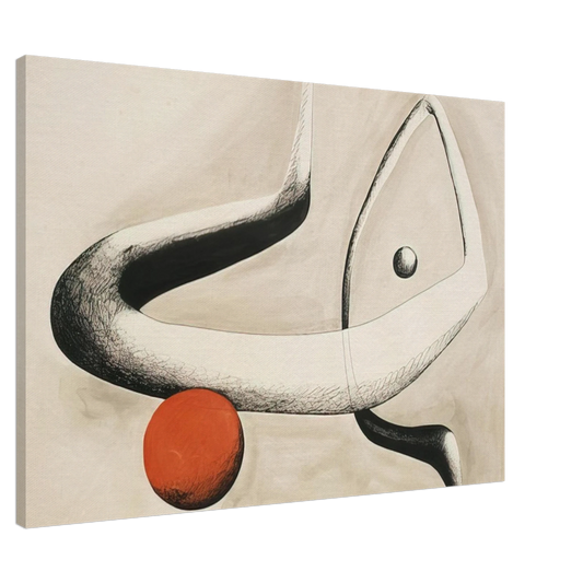 Alexander Calder - UNTITLED 1932 0 Canvas - 20x30 cm / 8x12 inches-canvas