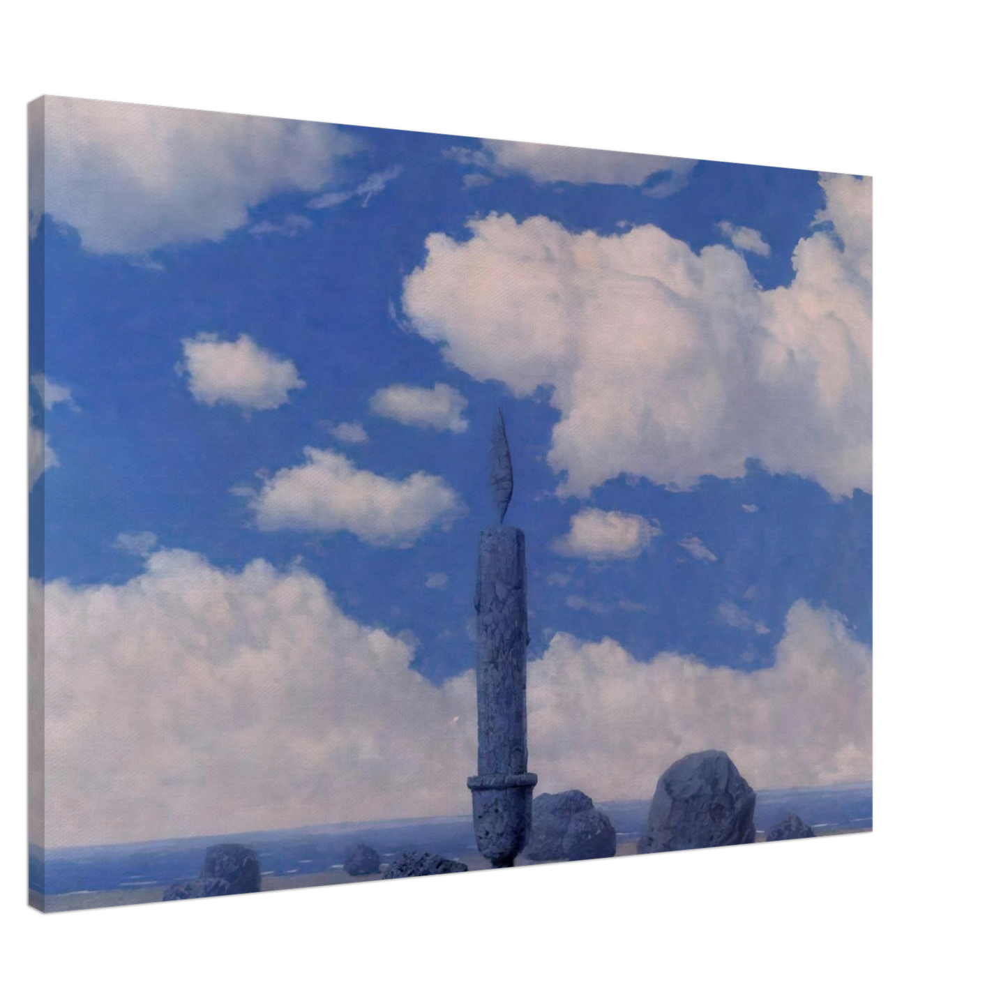 Rene Magritte - SOUVENIR FROM TRAVELS Canvas - 20x30 cm / 8x12 inches-canvas