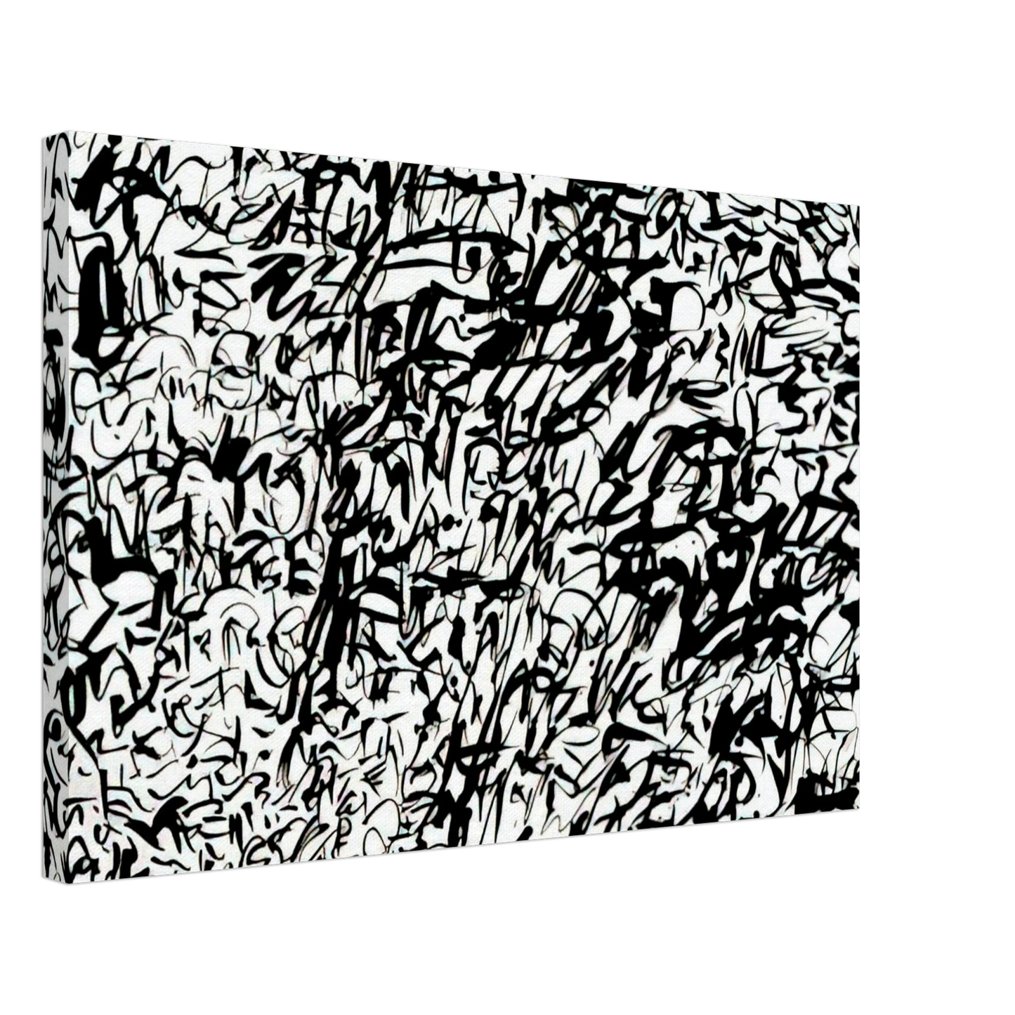 Keith Haring - UNTITLED 1978 2 Canvas - 70x100 cm / 28x40 inches-canvas