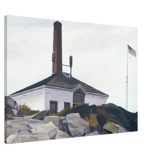 Edward Hopper - House of the Foghorn, I Canvas - 20x30 cm / 8x12 inches-canvas