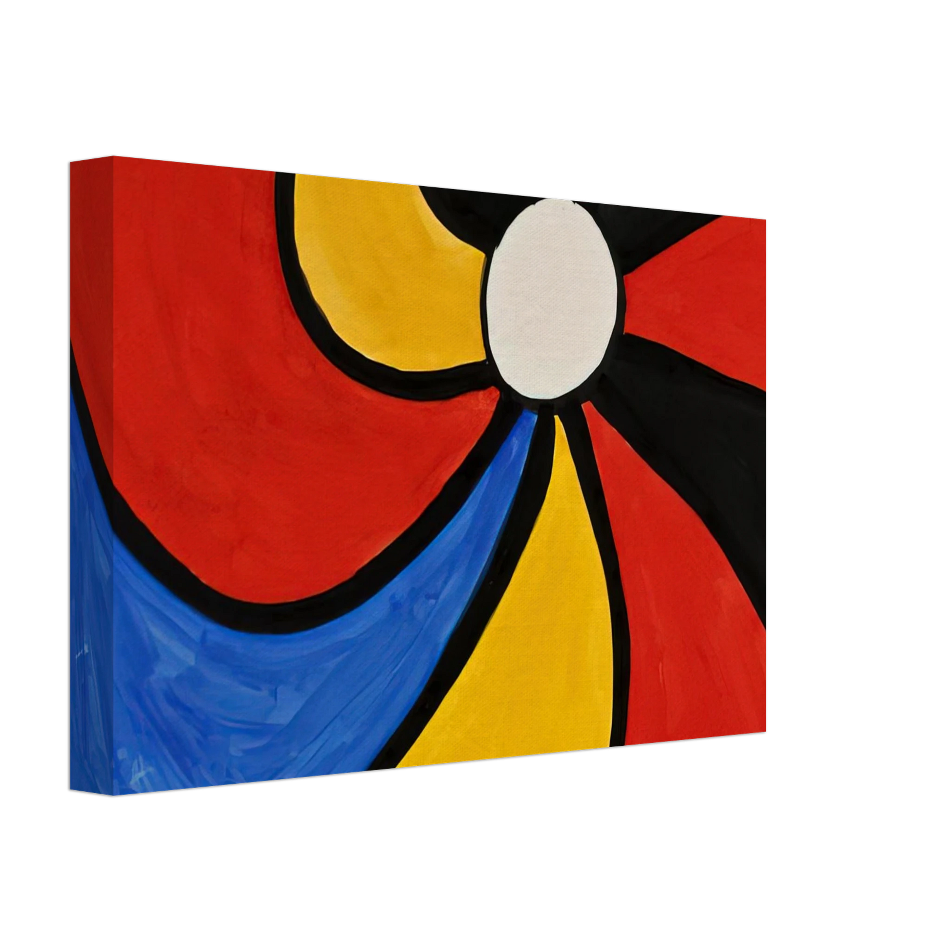Alexander Calder - THE BIG WHEEL 1970 Canvas - 40x60 cm / 16x24 inches-canvas