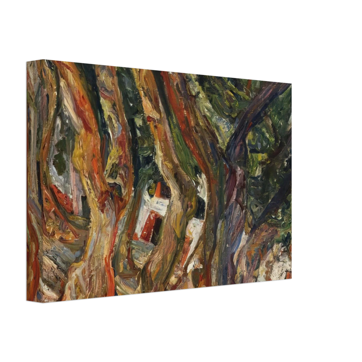 Chaim Soutine - PLANE TREES AT CERET 1920 0 Canvas - 40x60 cm / 16x24 inches-canvas