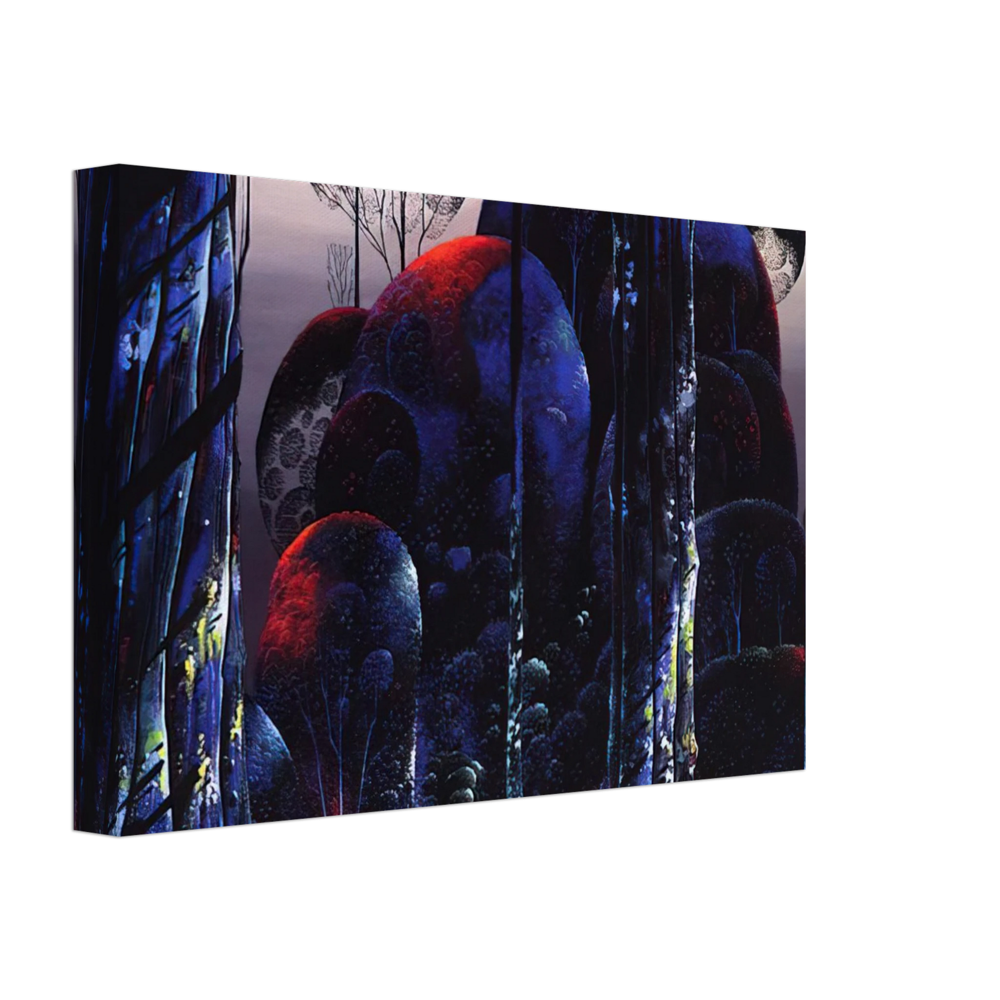 Eyvind Earle - Trees Draped in Autumn Canvas - 40x60 cm / 16x24 inches-canvas