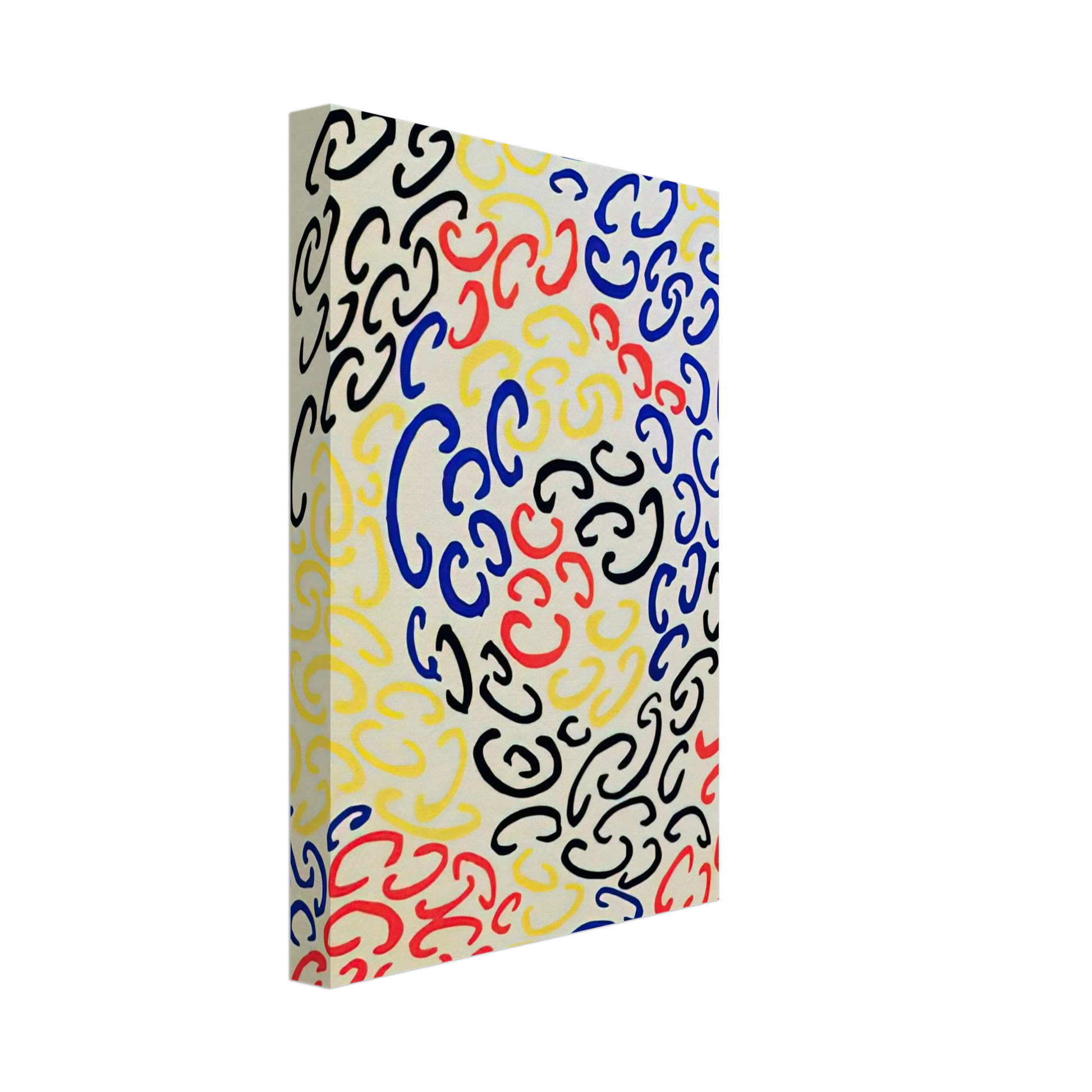 Sonia Delaunay - COMPOSITION 10 Canvas - 70x100 cm / 28x40 inches-canvas