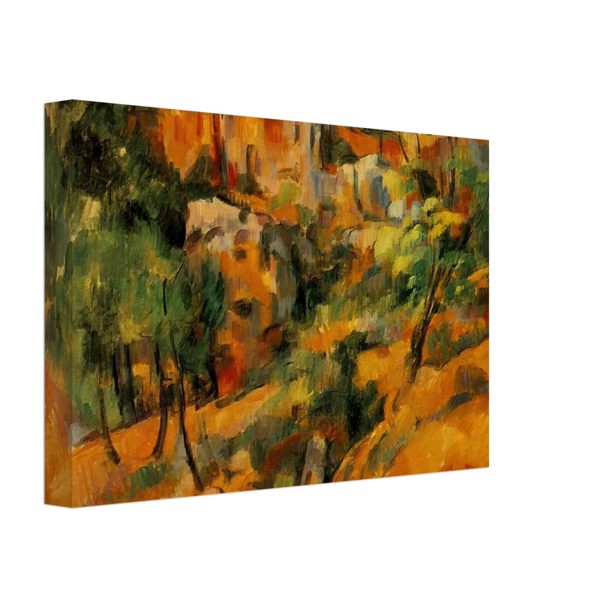 Paul Cezanne - Corner of Quarry Canvas - 40x60 cm / 16x24 inches-canvas