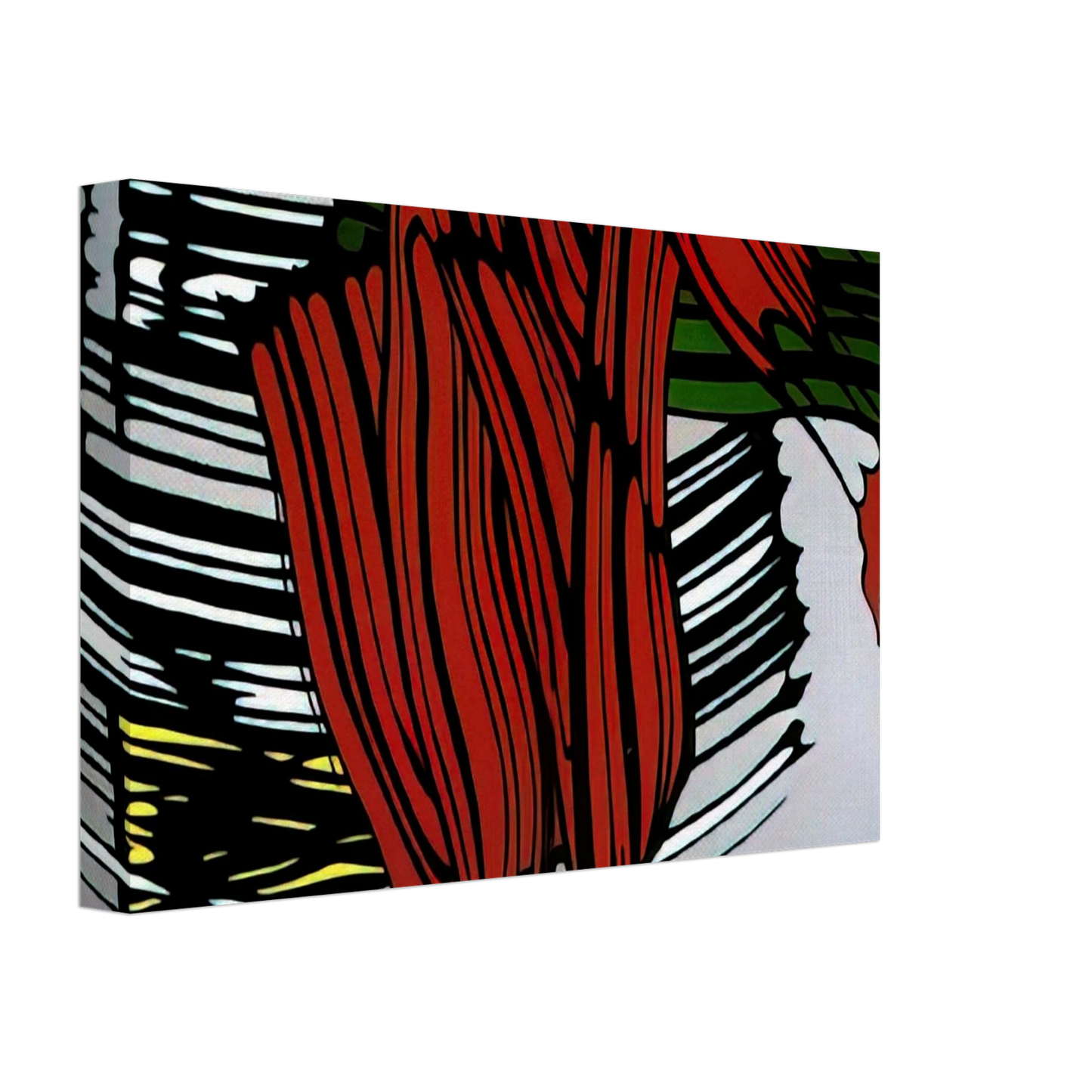 Roy Lichtenstein - BIG PAINTING NO 6 1965 1 Canvas - 40x60 cm / 16x24 inches-canvas