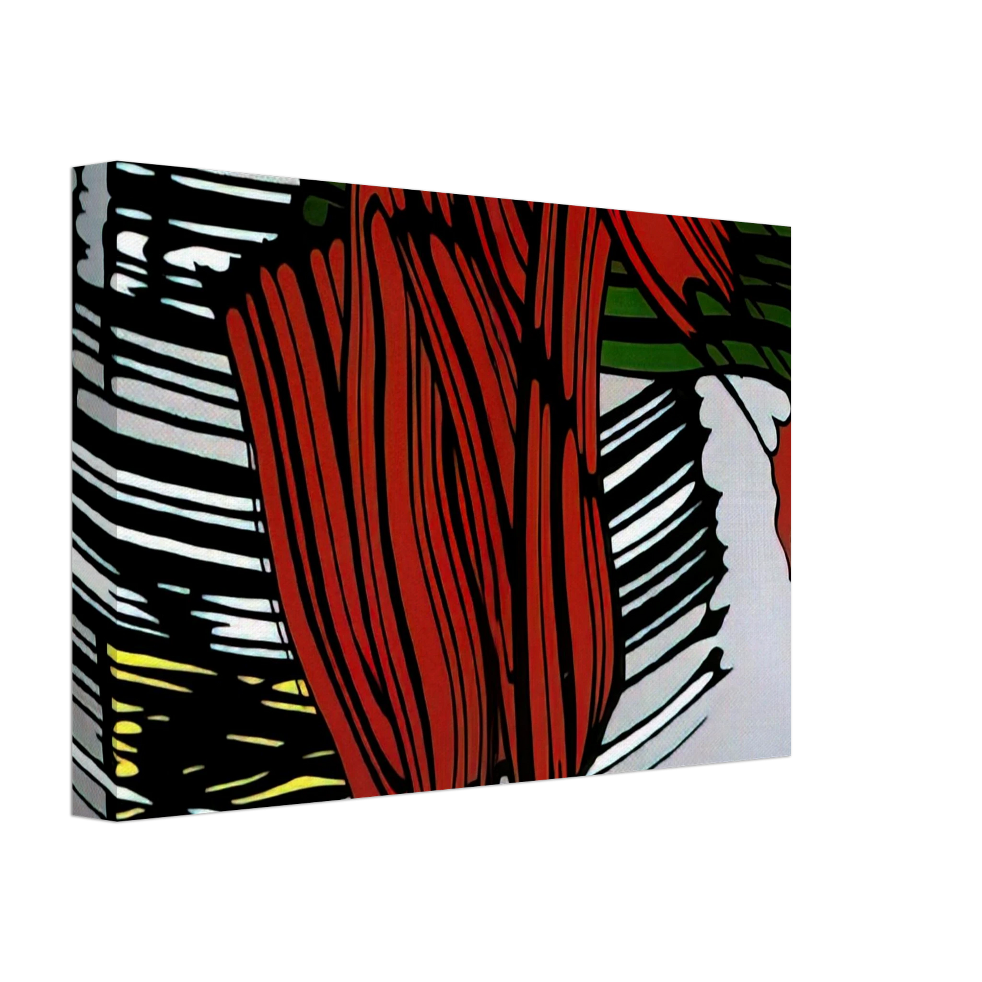 Roy Lichtenstein - BIG PAINTING NO 6 1965 1 Canvas - 40x60 cm / 16x24 inches-canvas