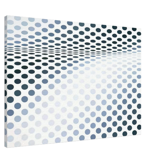 Bridget Riley - HESITATE 1964 Canvas - 20x30 cm / 8x12 inches-canvas