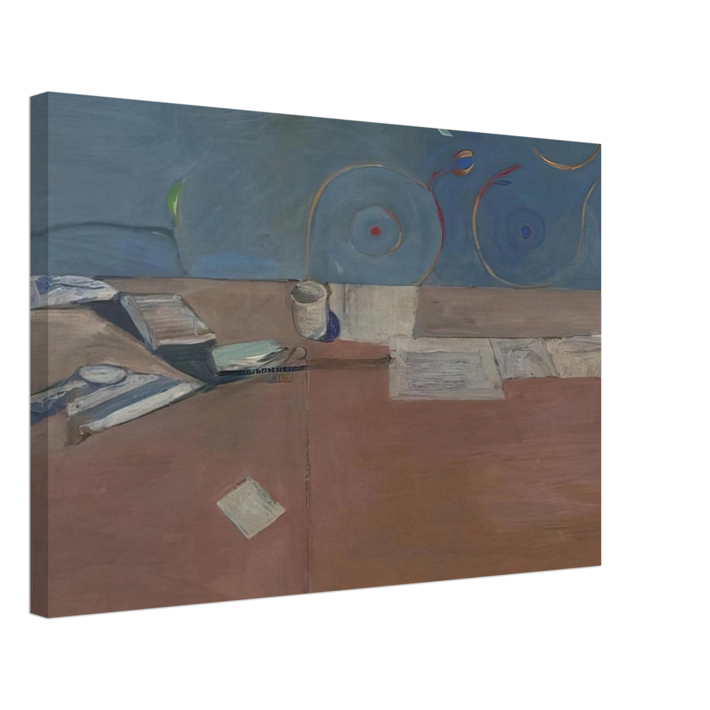 Richard Diebenkorn - Large Still Life Canvas - 70x100 cm / 28x40 inches-canvas