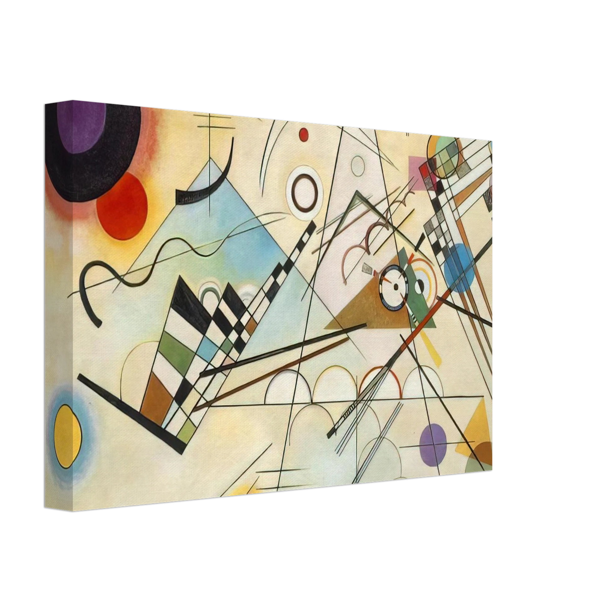 Wassily Kandinsky - COMPOSITION VIII 1923 Canvas - 70x100 cm / 28x40 inches-canvas