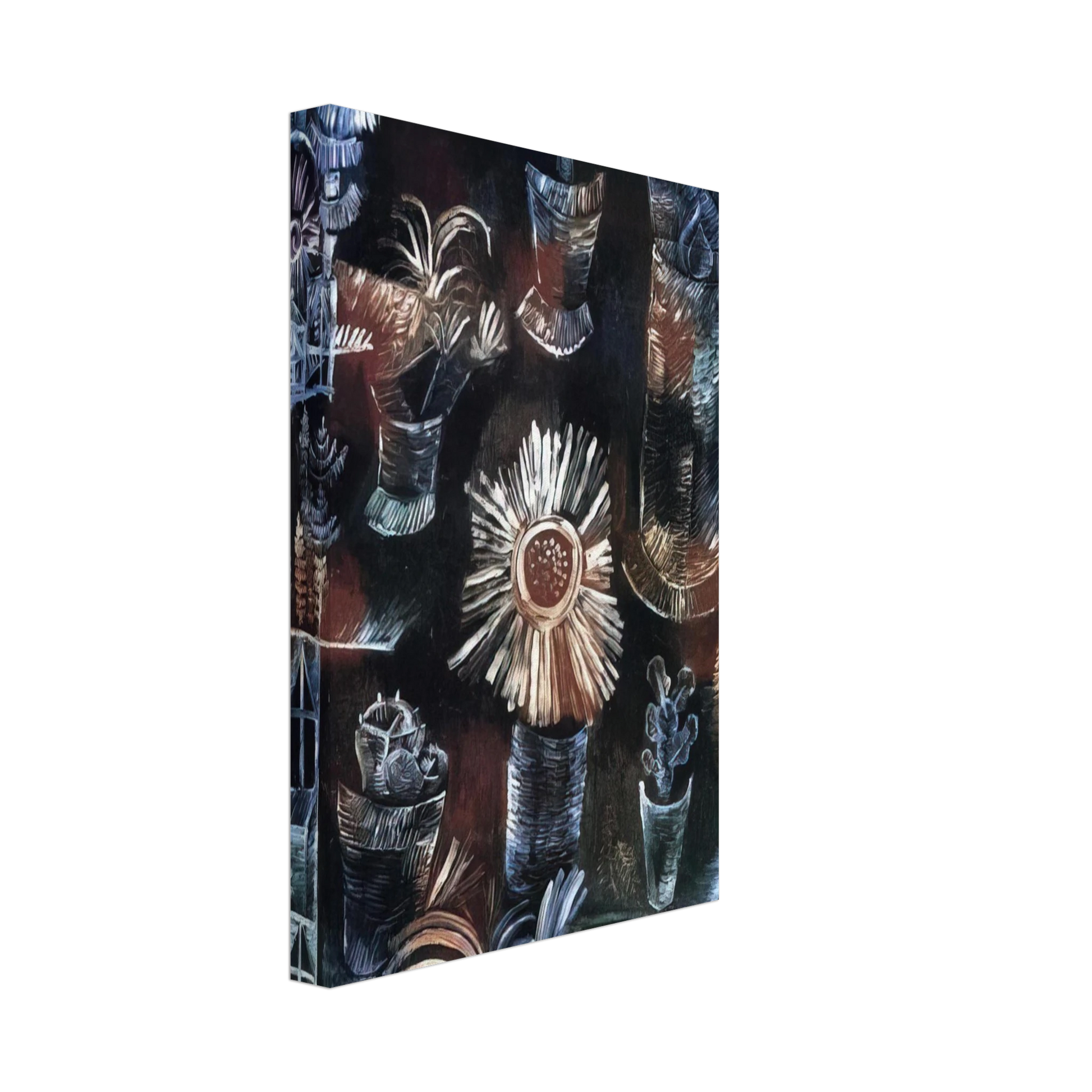 Paul Klee - STILL LIFE WITH THISTLE BLOOM 1919 Canvas - 40x60 cm / 16x24 inches-canvas