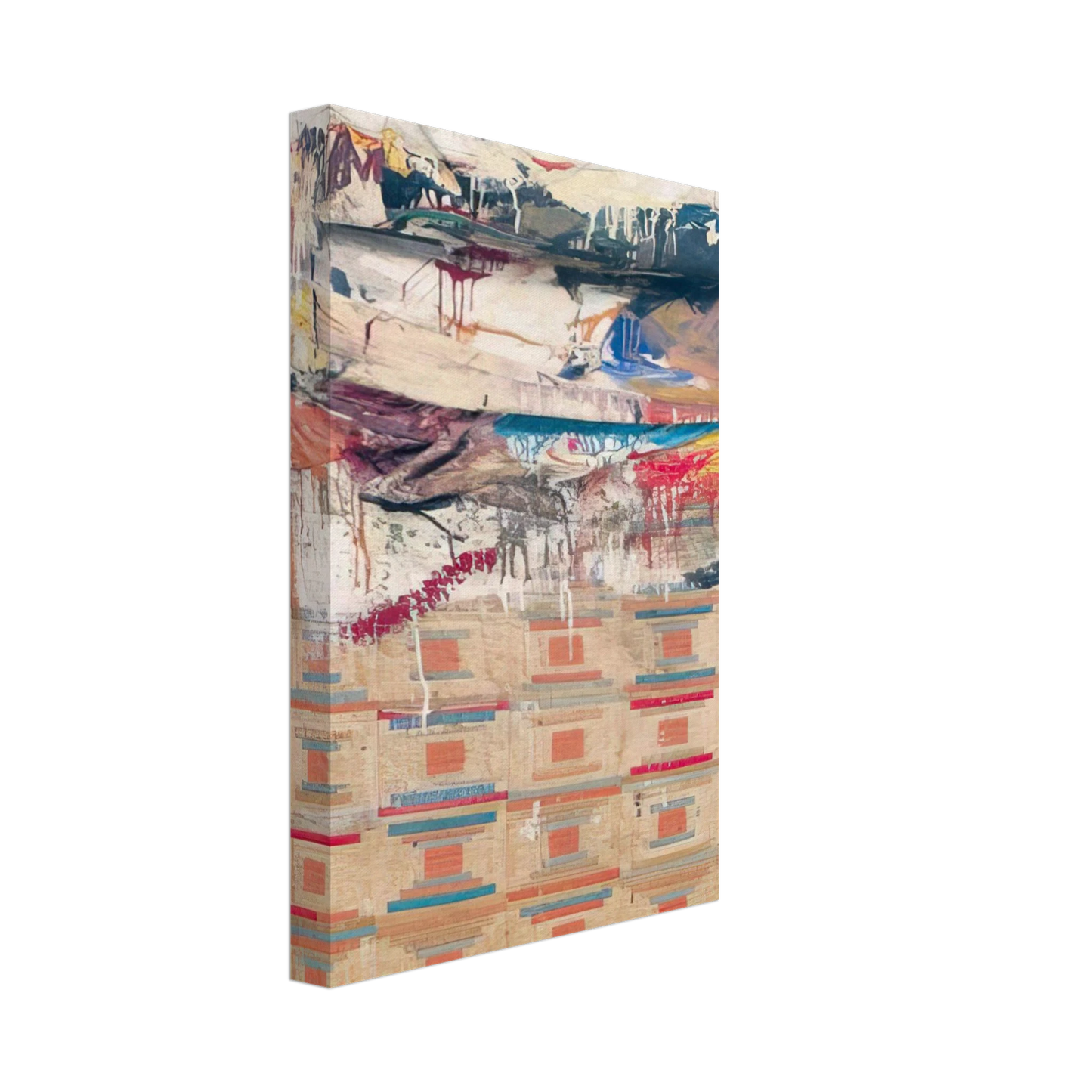 Robert Rauschenberg - BED Canvas - 70x100 cm / 28x40 inches-canvas