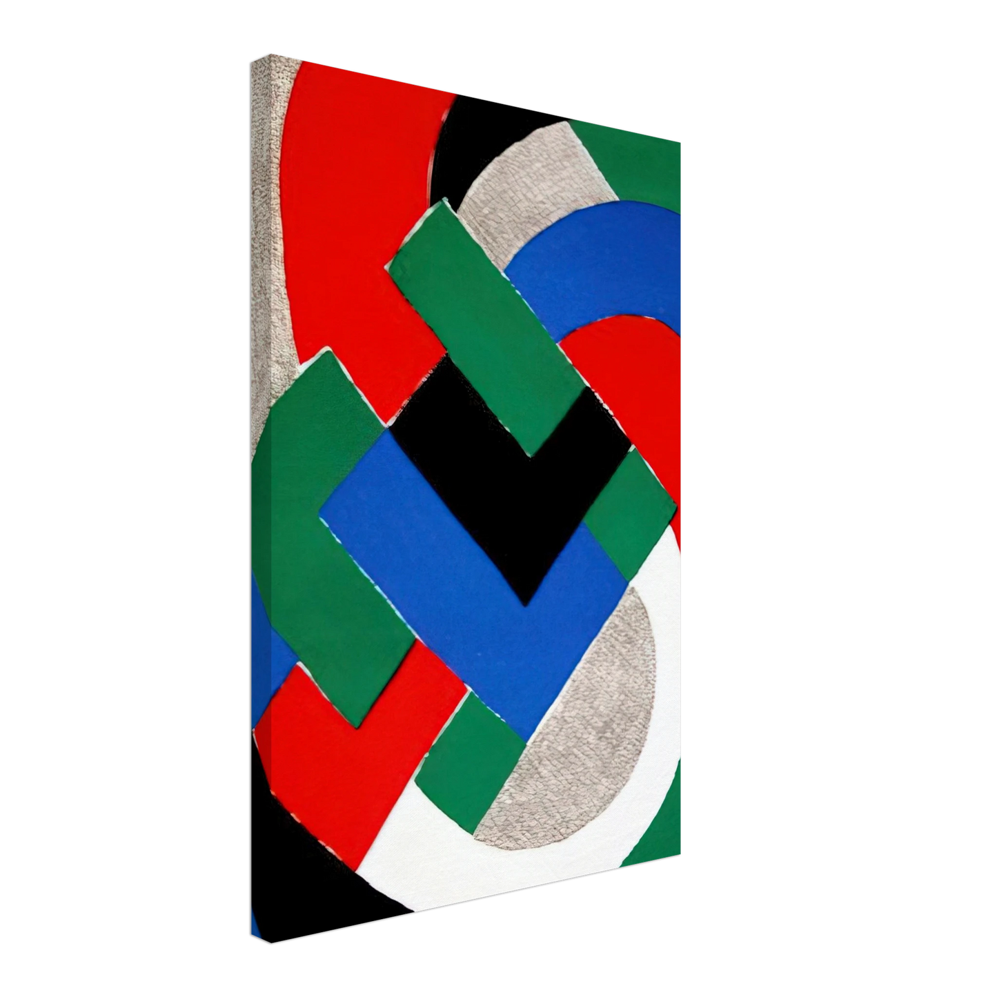 Sonia Delaunay - COMPOSITION WITH GREEN AND BLUE Canvas - 70x100 cm / 28x40 inches-canvas
