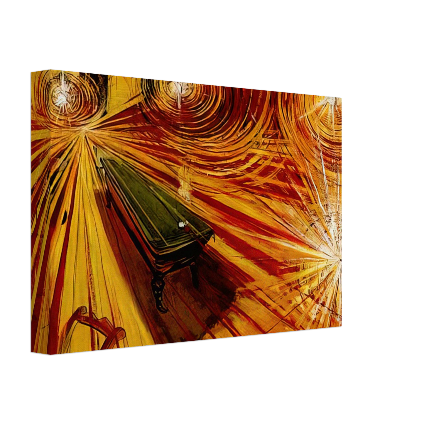 Brett Whiteley - Night Cafe - 1972 Canvas - 70x100 cm / 28x40 inches-canvas