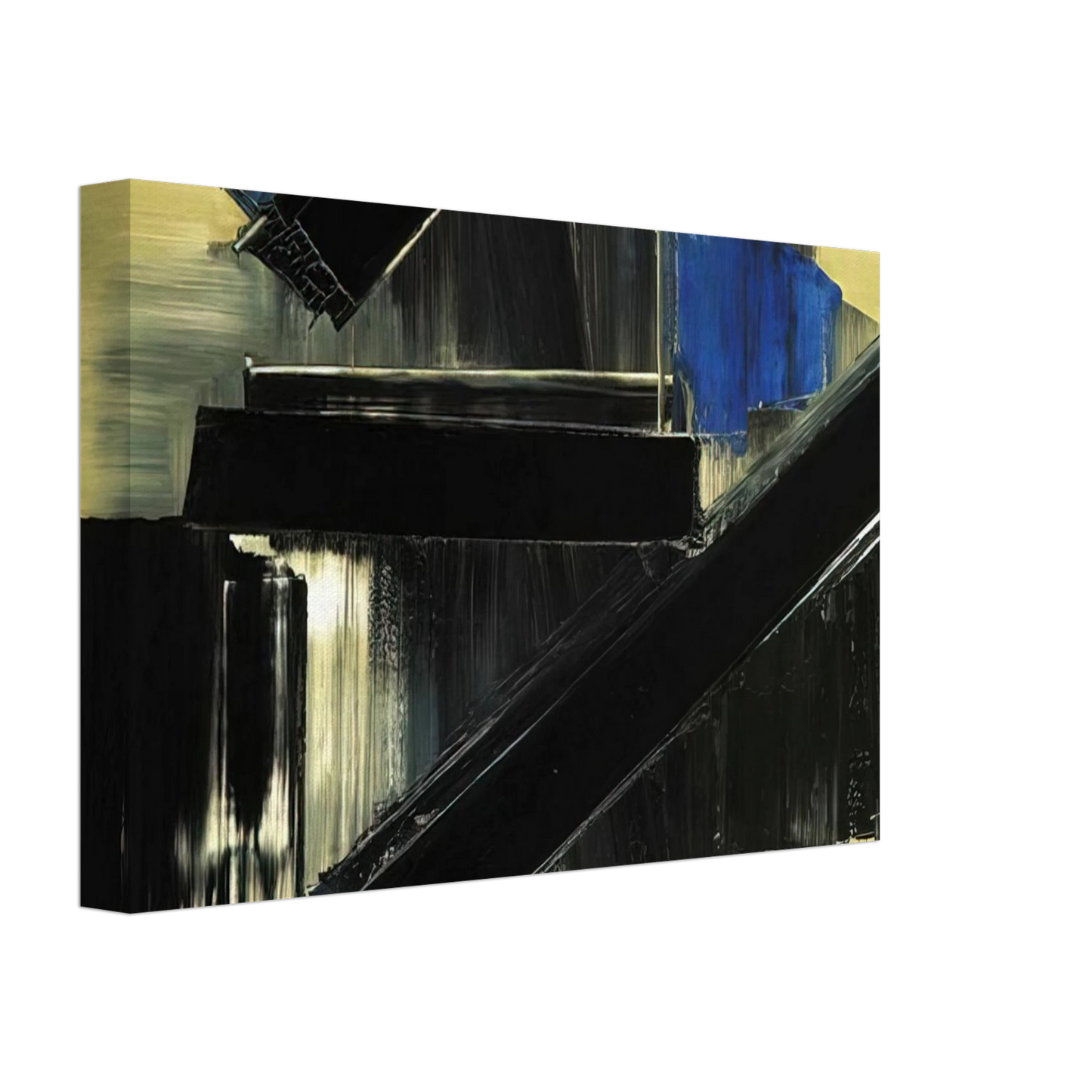 Pierre Soulages - Peinture 21 Juillet 1958 - 1958 Canvas - 40x60 cm / 16x24 inches-canvas