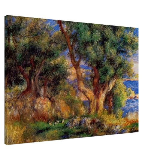 Pierre-Auguste Renoir - Landscape near Manton Canvas - 20x30 cm / 8x12 inches-canvas