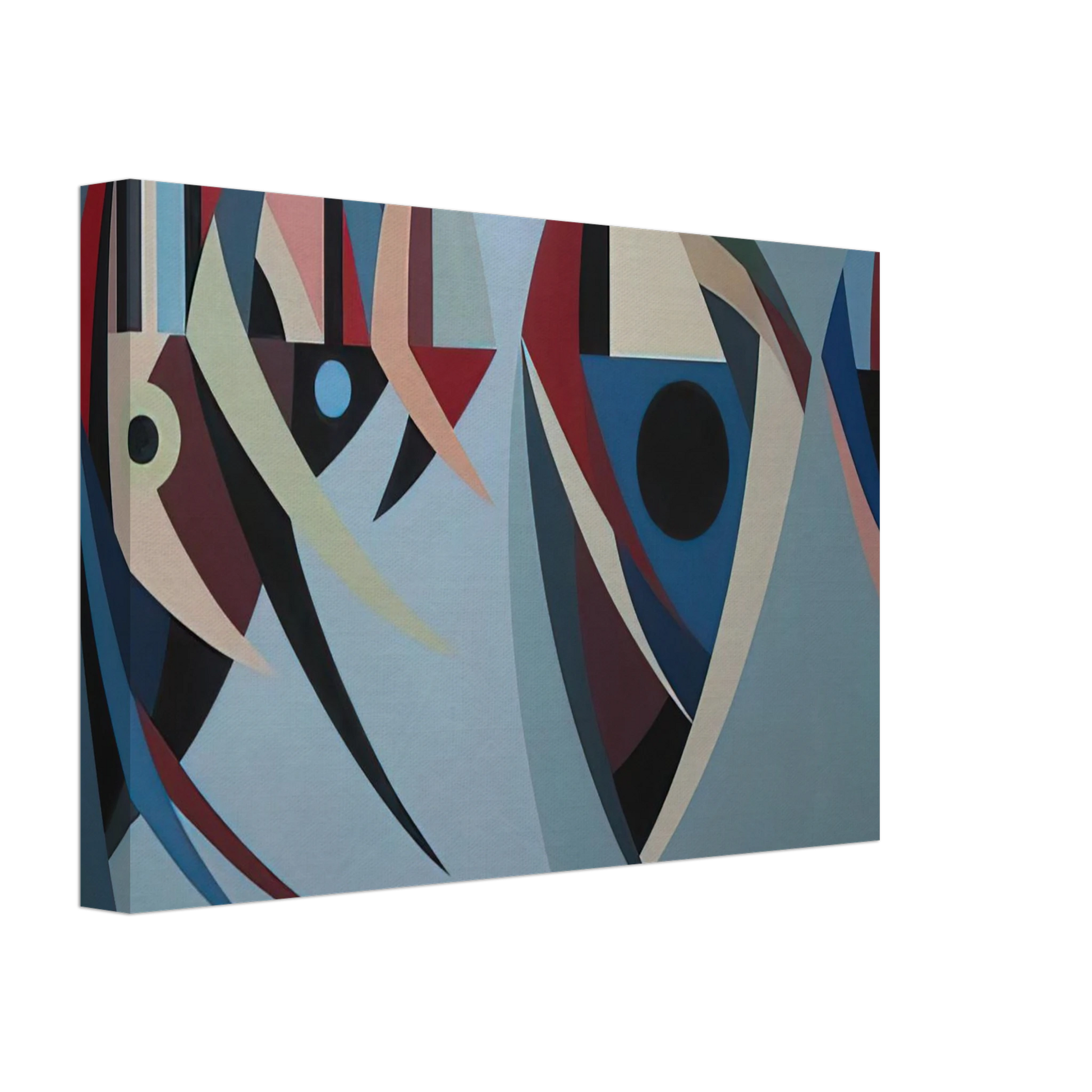 Karl Benjamin - Untitled - 1956 Canvas - 70x100 cm / 28x40 inches-canvas