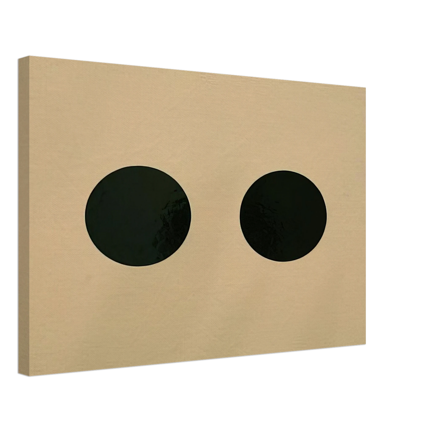 Alexander Liberman - Two Circles - 1950 Canvas - 40x60 cm / 16x24 inches-canvas