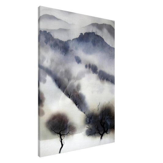 Eyvind Earle - California landscape Canvas - 20x30 cm / 8x12 inches-canvas