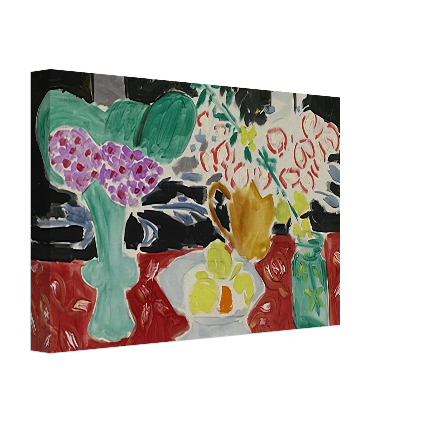 Henri Matisse - ROSES DE NOEL ET SAXIFRAGE 1944 Canvas - 70x100 cm / 28x40 inches-canvas