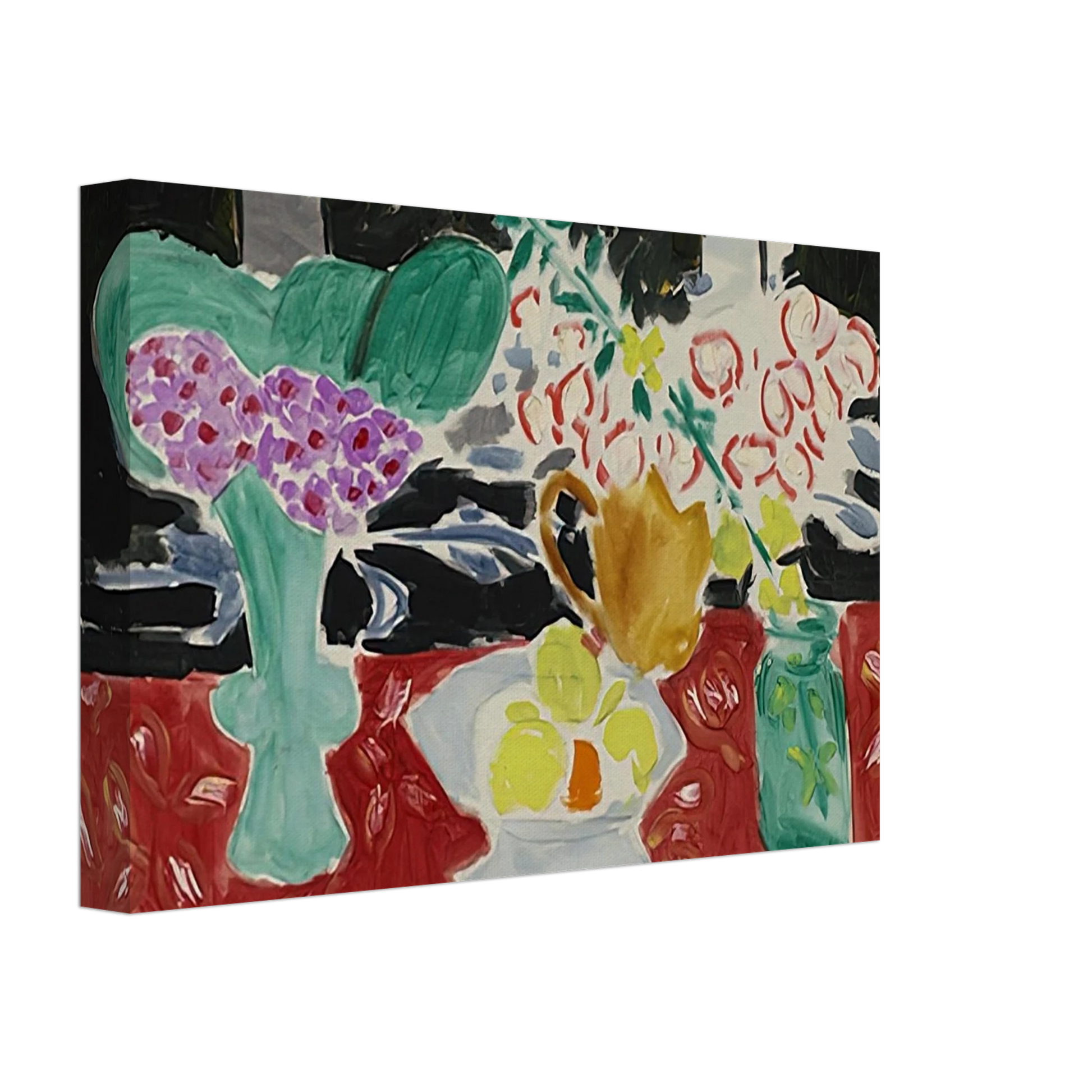 Henri Matisse - ROSES DE NOEL ET SAXIFRAGE 1944 Canvas - 70x100 cm / 28x40 inches-canvas