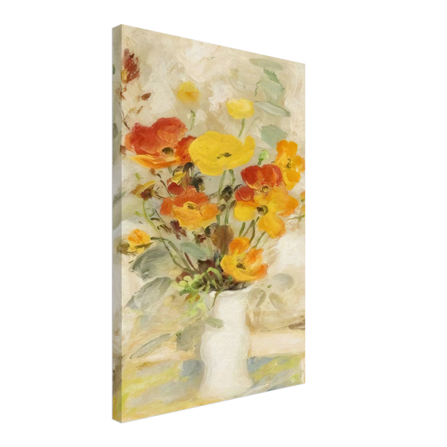 Le Pho - Les Poppies - Post-Impressionism Canvas - 40x60 cm / 16x24 inches-canvas