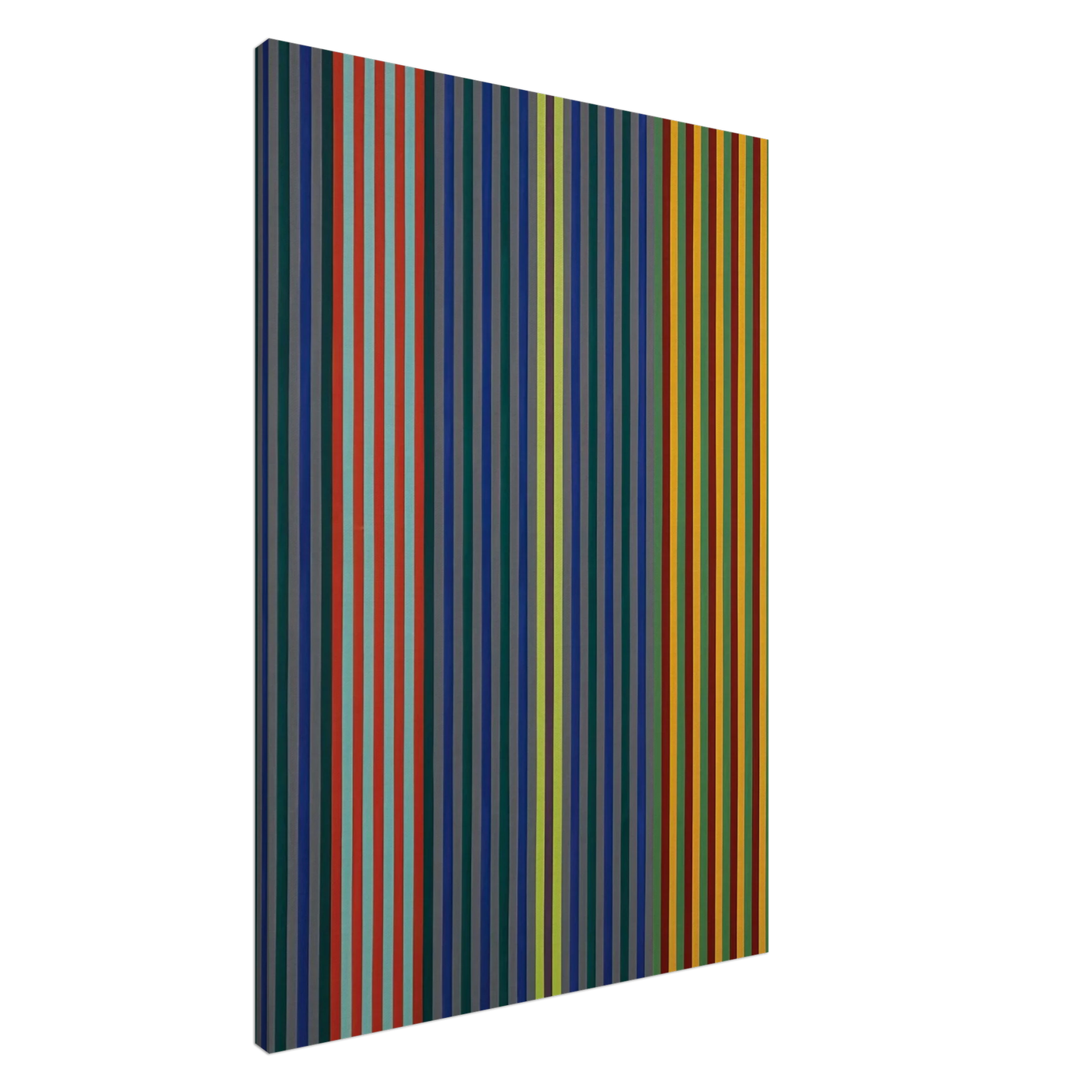 Gene Davis - Split Beat - 1965 Canvas - 20x30 cm / 8x12 inches-canvas