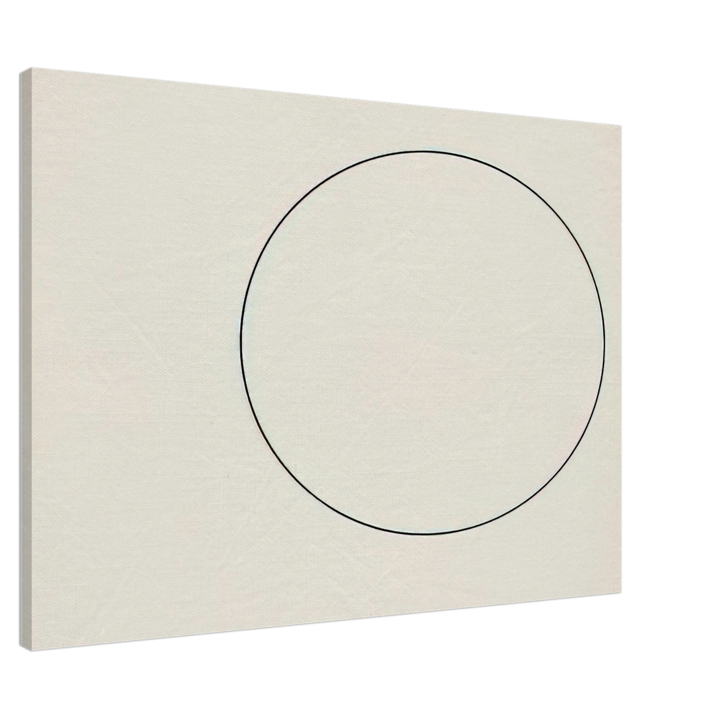 Ellsworth Kelly - Circle Line Canvas - 20x30 cm / 8x12 inches-canvas