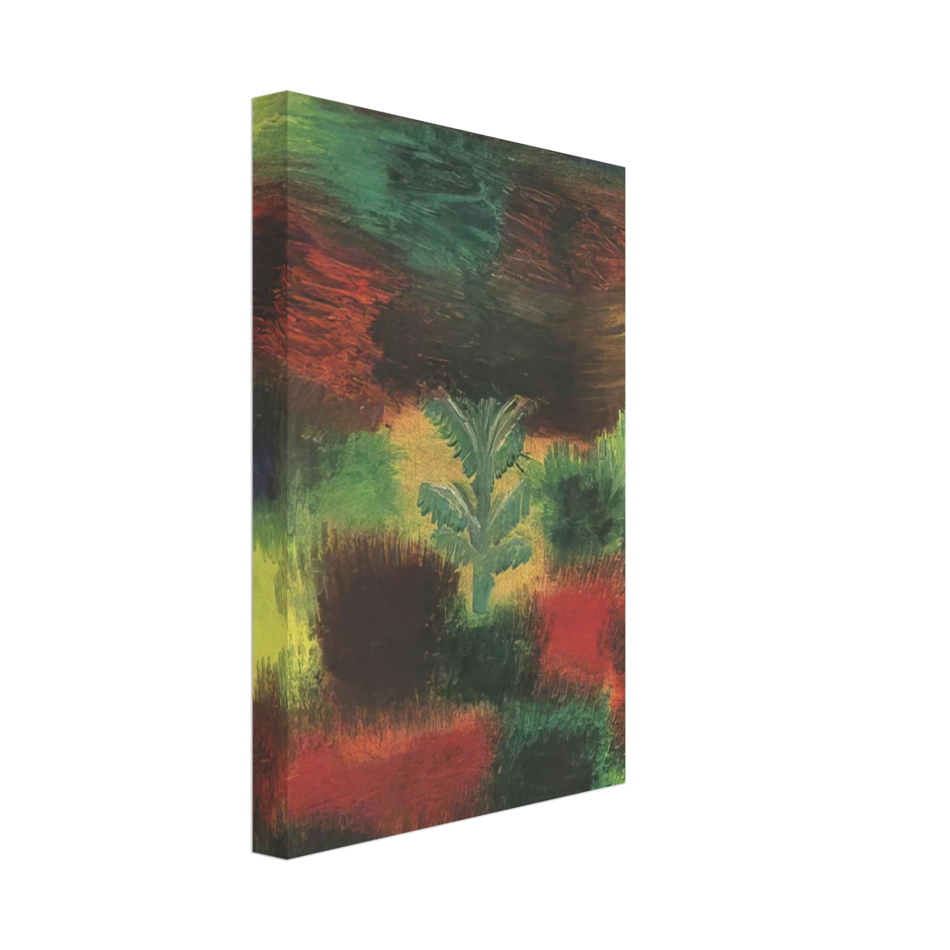 Paul Klee - LITTLE TREE AMID SHRUBBERY 1919 Canvas - 70x100 cm / 28x40 inches-canvas