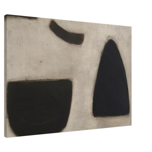 William Scott - Message Obscure I - 1965 Canvas - 20x30 cm / 8x12 inches-canvas