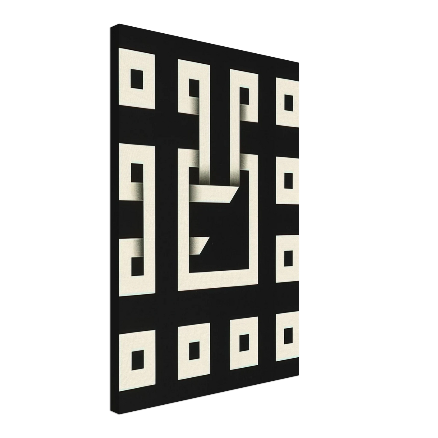 Omar Rayo - Clandestine Game XI - 1968 Canvas - 70x100 cm / 28x40 inches-canvas