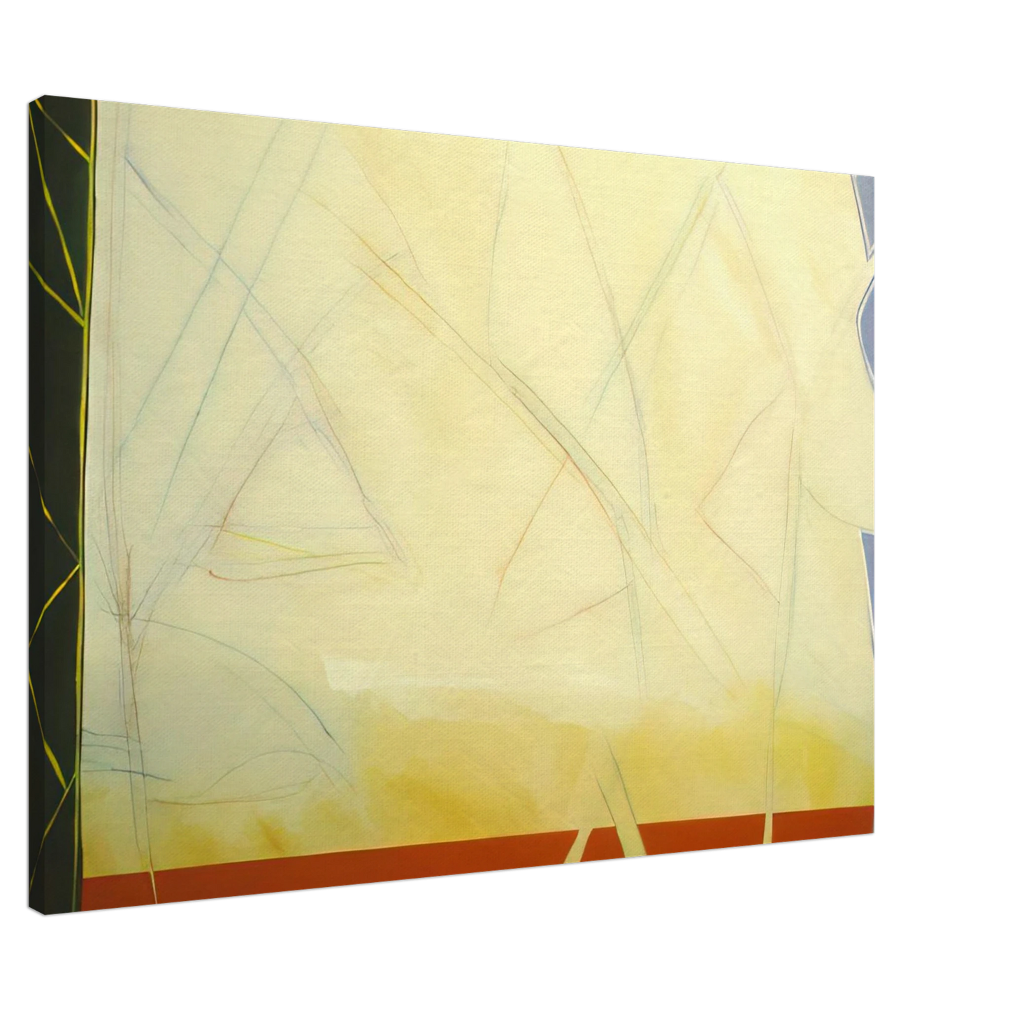 Ronnie Landfield - Rights Of Man 6 - 1988 Canvas - 20x30 cm / 8x12 inches-canvas