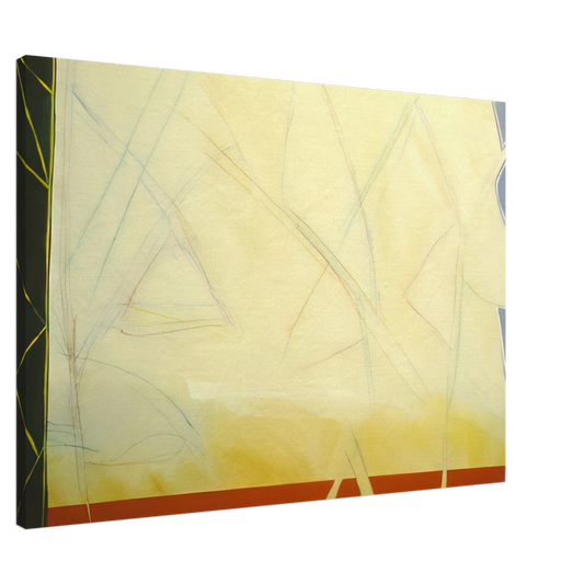 Ronnie Landfield - Rights Of Man 6 - 1988 Canvas - 20x30 cm / 8x12 inches-canvas