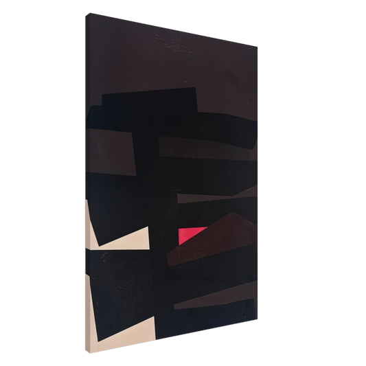 Karl Benjamin - BB #8 - 1962 Canvas - 20x30 cm / 8x12 inches-canvas