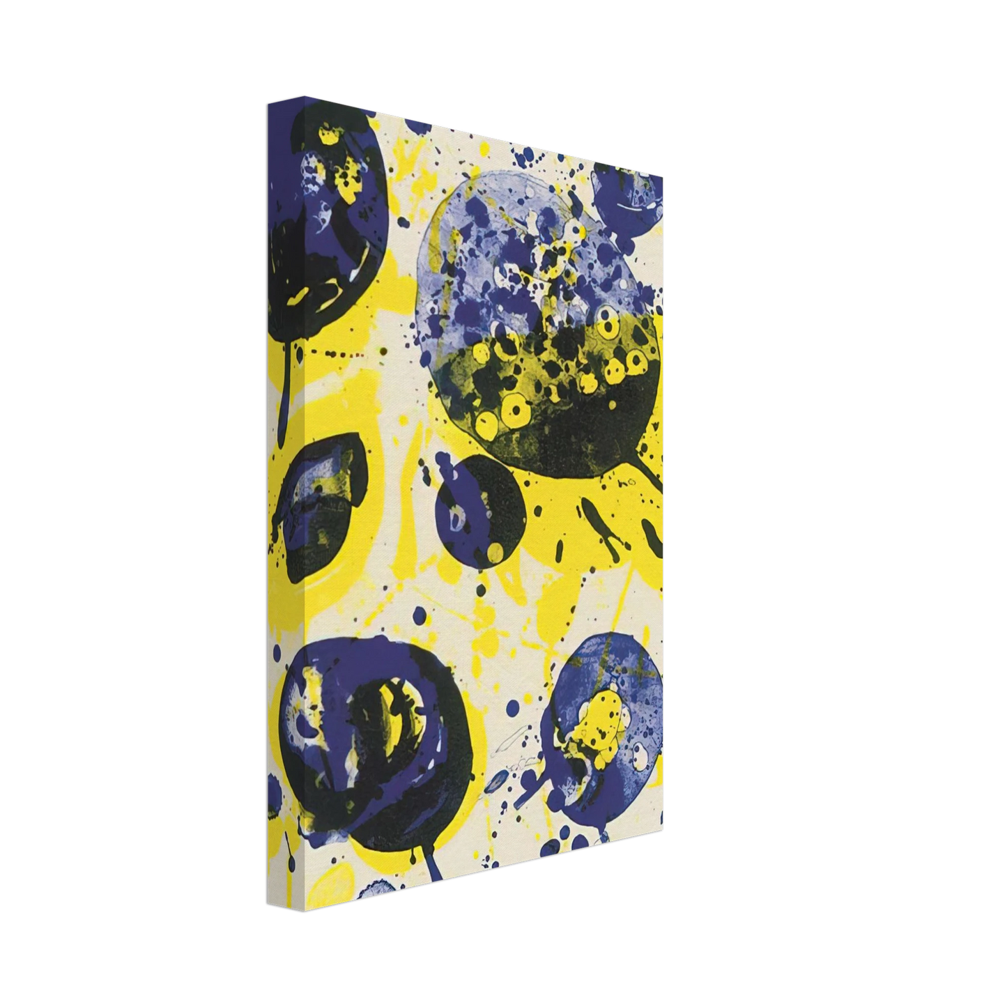 Sam Francis - Untitled  from Pasadena Box   Lembark L61  Canvas - 40x60 cm / 16x24 inches-canvas