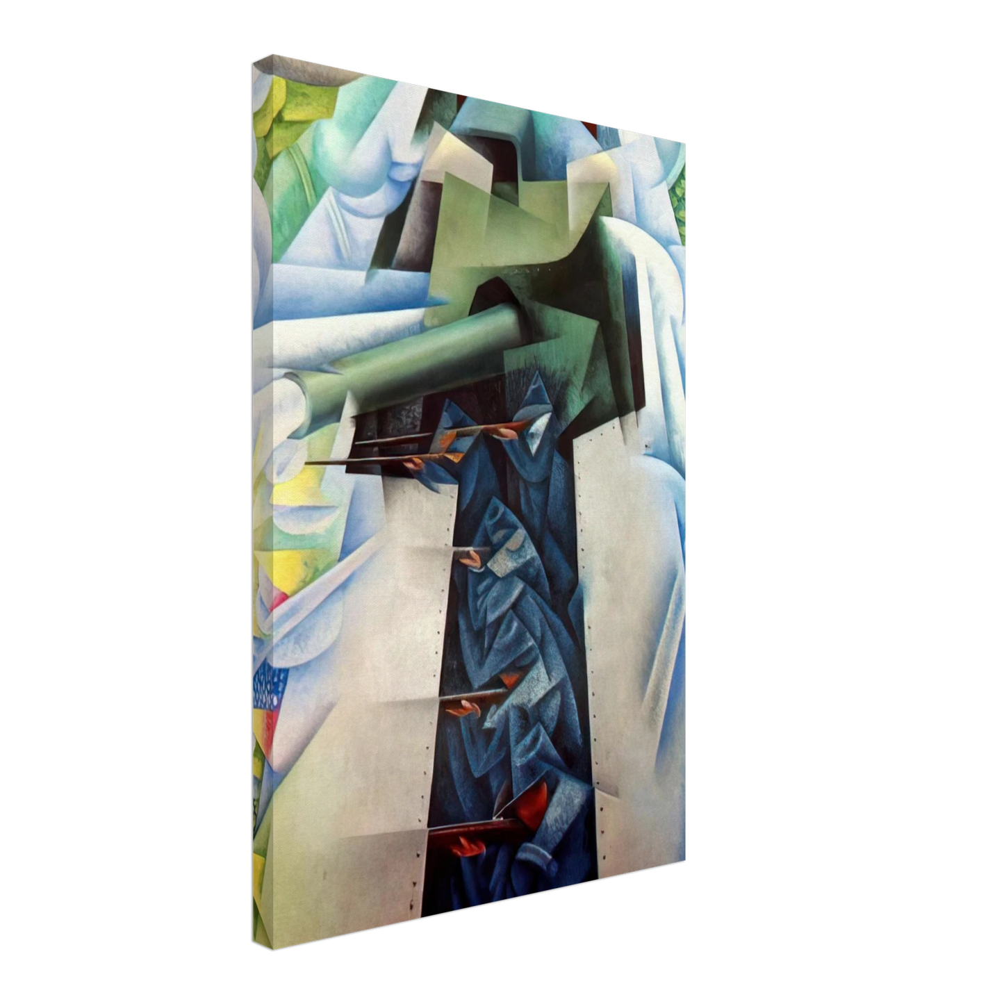 Carlo Carra - ARMTRAIN Canvas - 70x100 cm / 28x40 inches-canvas