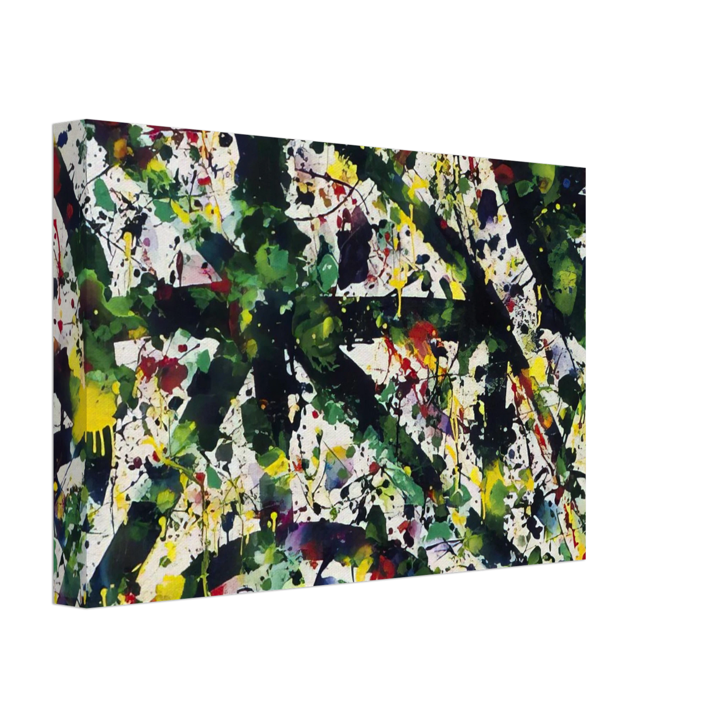 Sam Francis - Green Buddha Canvas - 40x60 cm / 16x24 inches-canvas