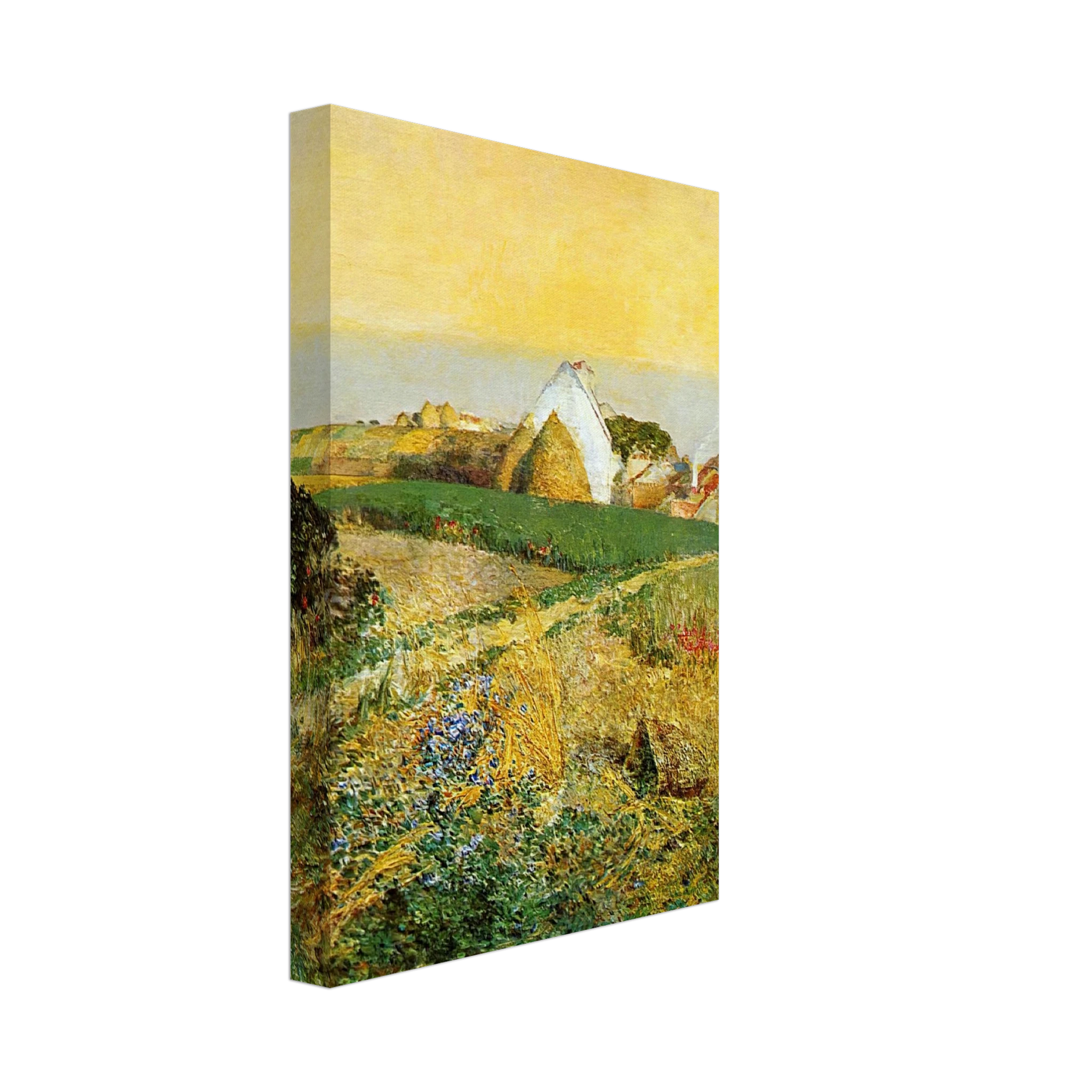 Childe Hassam - Villers-le-Bel aka The Enchanted Hour Canvas - 70x100 cm / 28x40 inches-canvas