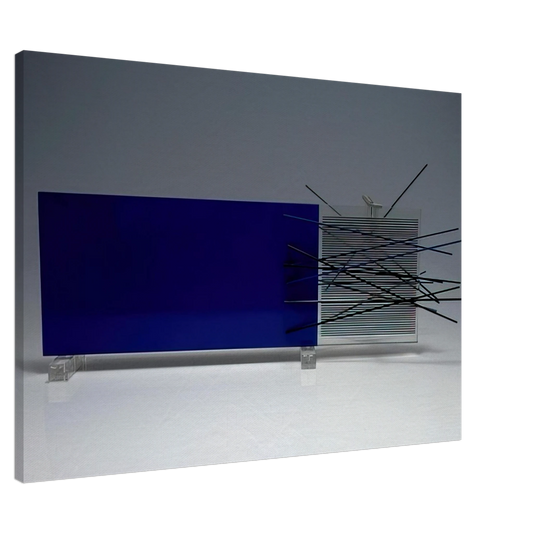 Jesus Rafael Soto - KINETIC OBJECT Canvas - 20x30 cm / 8x12 inches-canvas