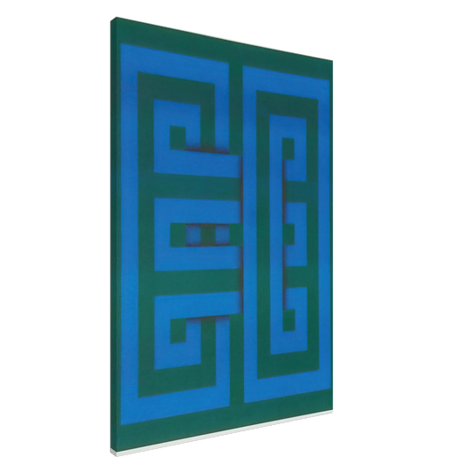 Omar Rayo - Saphan - 1969 Canvas - 20x30 cm / 8x12 inches-canvas