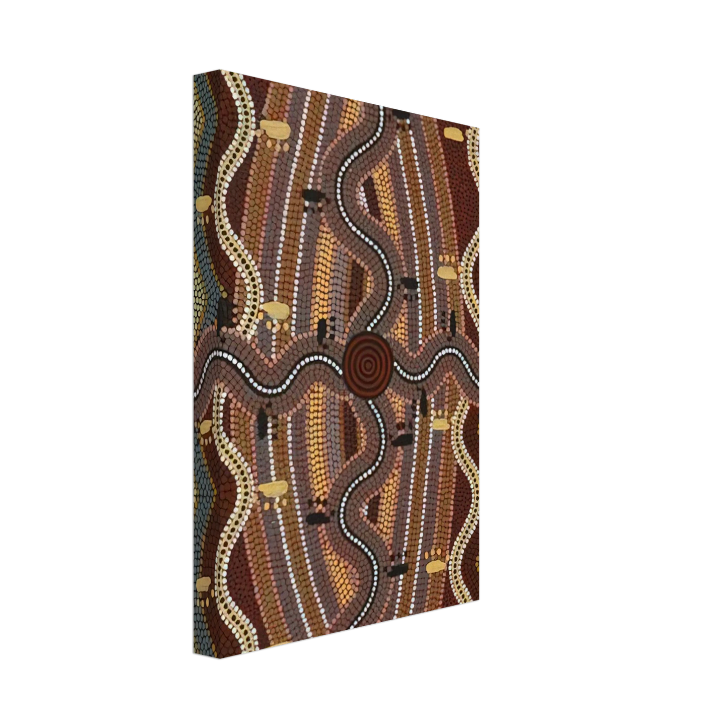 Clifford Possum Tjapaltjarri - Possum Dreaming - 1981 Canvas - 70x100 cm / 28x40 inches-canvas