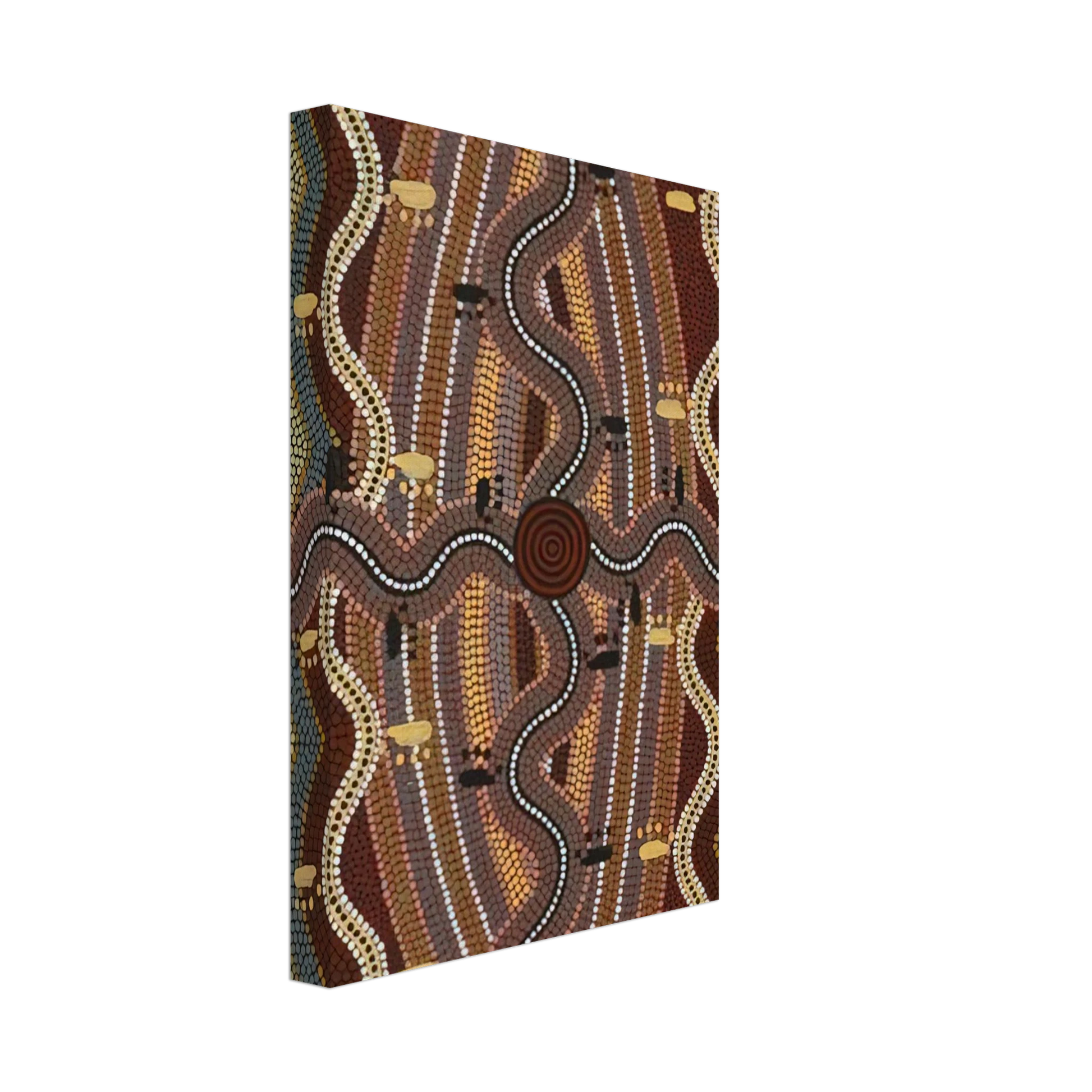 Clifford Possum Tjapaltjarri - Possum Dreaming - 1981 Canvas - 70x100 cm / 28x40 inches-canvas
