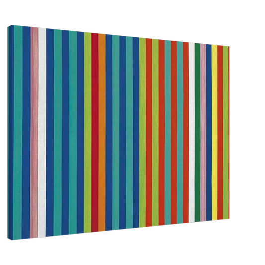 Gene Davis - Orange Twitter - 1966 Canvas - 20x30 cm / 8x12 inches-canvas